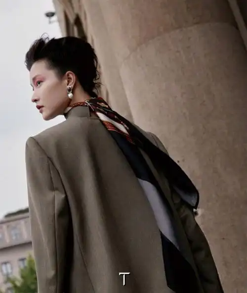 时髦美女杜鹃时尚灵动艺术优雅明星写真