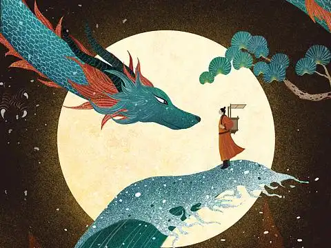 一组中国风插画(六)