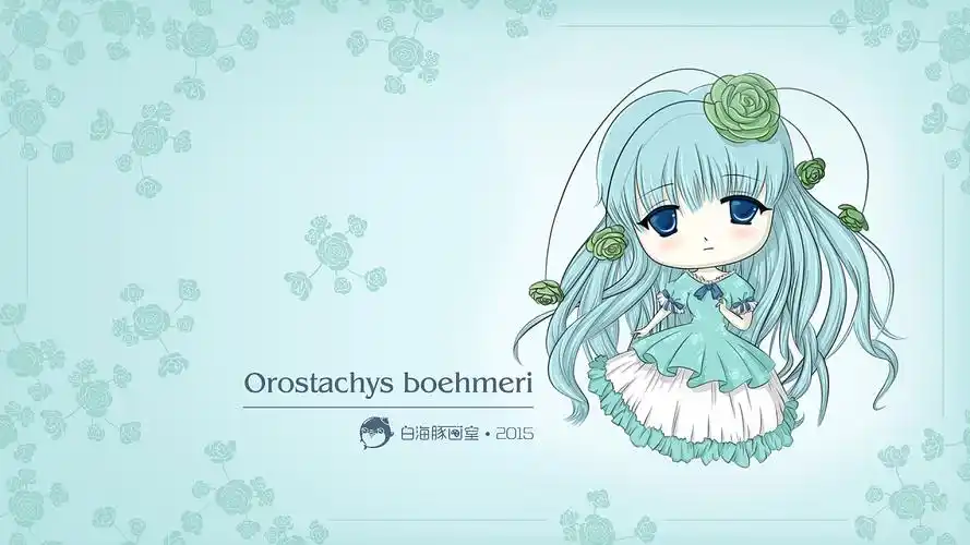 【多肉精灵の子持莲华】q版人物绘-头像·手机高清壁纸·电脑高清壁纸