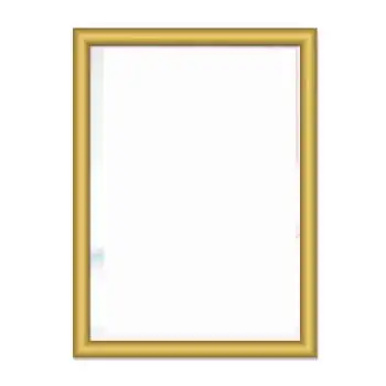 框铝合金海报框架a3营业执照框挂墙a4画框相框定制sn6066 金色直角 a3
