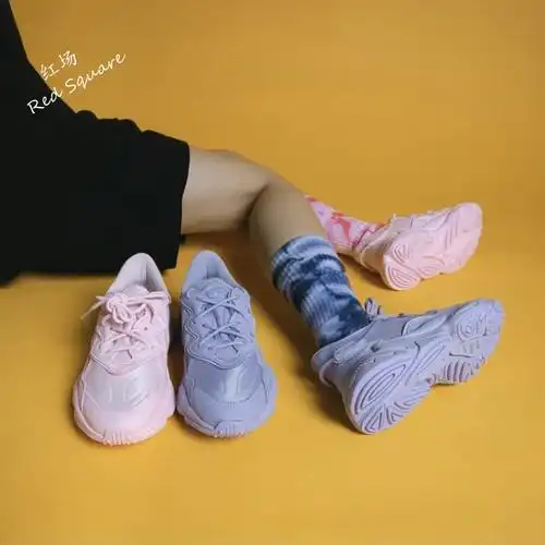 三叶草adidas ozweego黑武士易烊千玺3m反光跑步鞋fv9665 ee6999