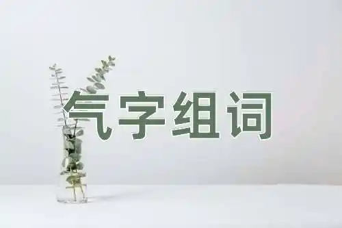 气字组词