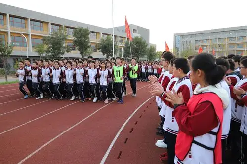 精英中学邢台校区举办第二届激情跑操比赛