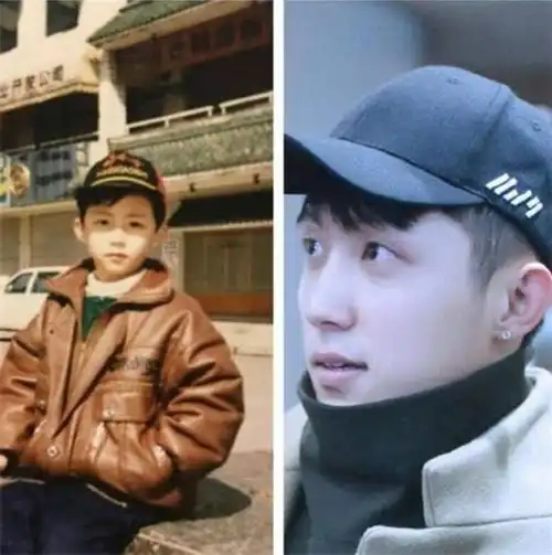 黄景瑜小时候的杨颖跟现在差别不大.杨颖国际章从小就很美.