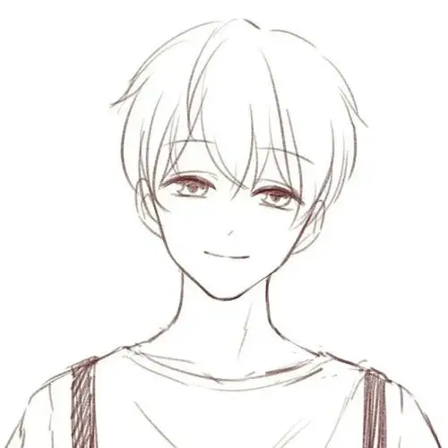 素描动漫头像