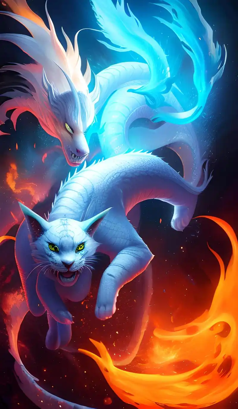 分享神兽龙虎系列手机壁纸4月11日第二季