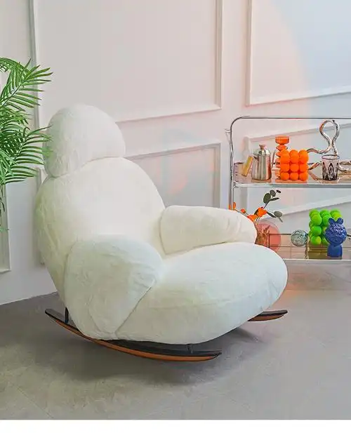 大白摇·椅 大白摇摇·椅躺·椅大人家用阳台休闲·椅网红ins单人沙·