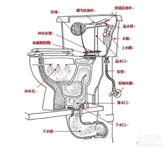 惠达马桶结构图谁有?