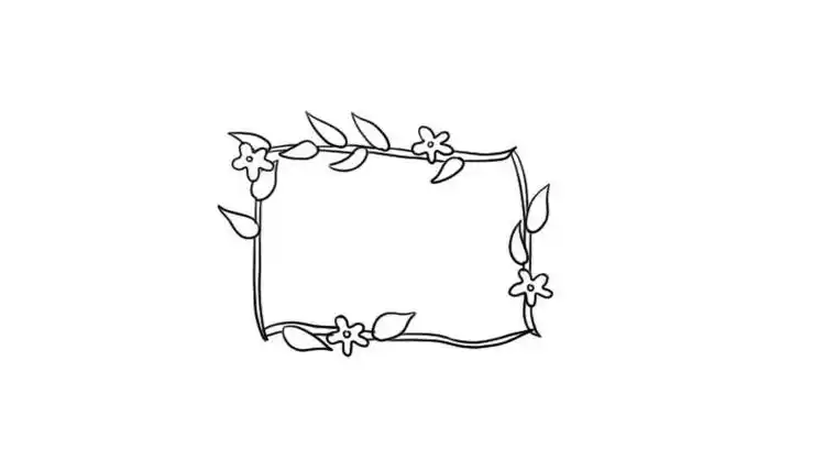 画花样条纹简笔画手账边框花边简笔画边框简笔画图片简单实用喜欢收藏