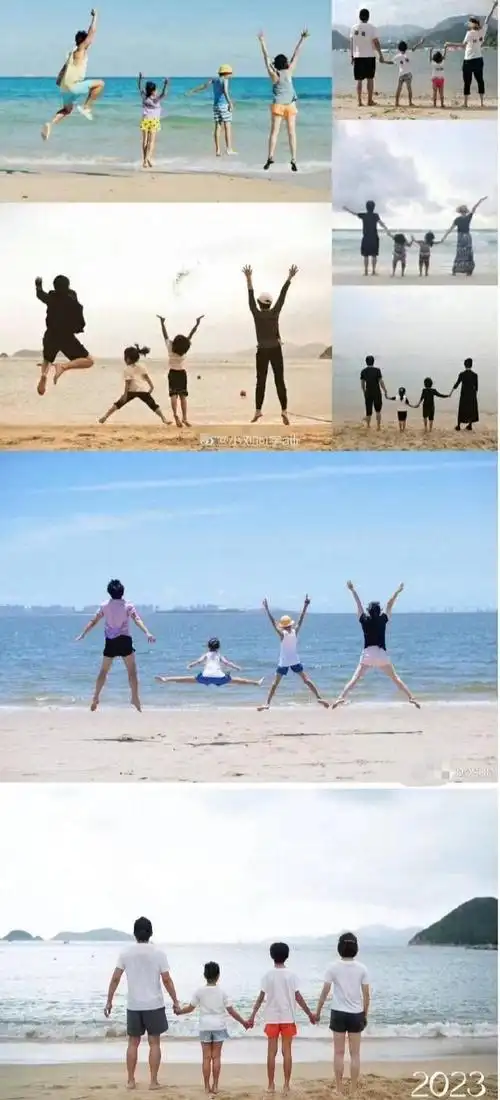 孙俪幸福晒全家福!