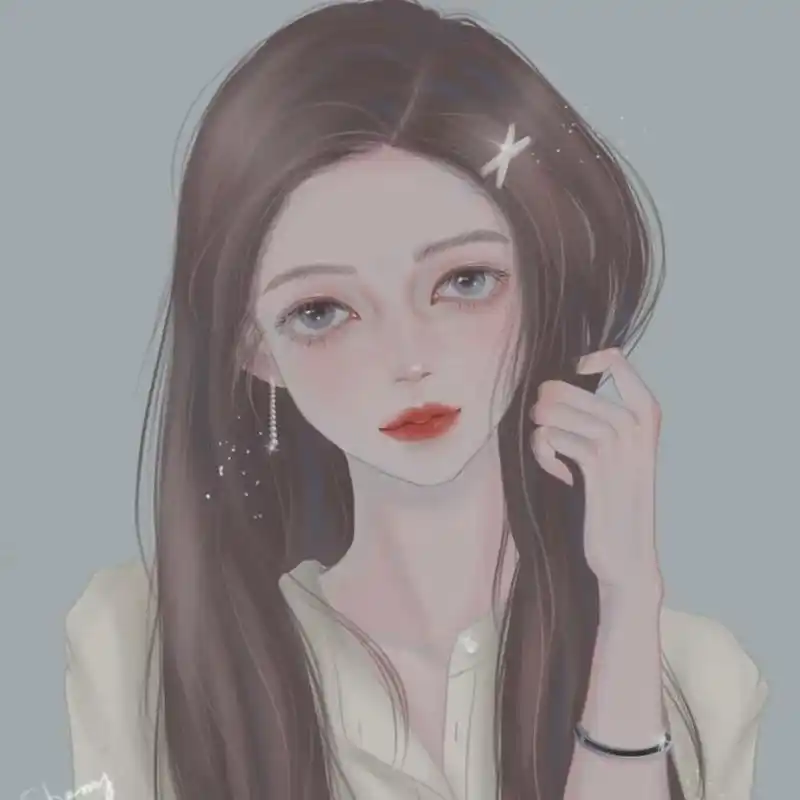 堆糖一婉手绘女生头像