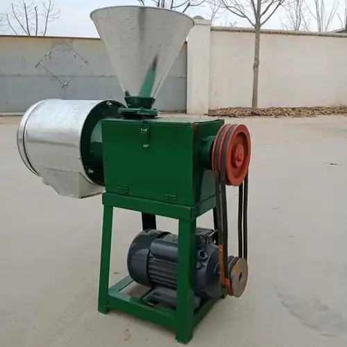 小型家用小麦磨面机