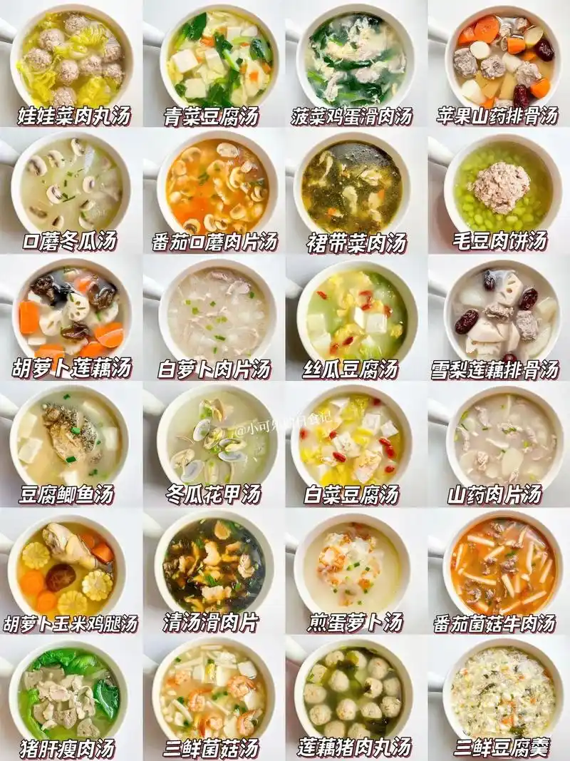 24款秋季营养炖汤不重样03补铁补钙.立秋了,天气转凉每天都 - 抖音