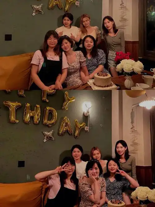 诚磊09丽水西餐厅闺蜜生日聚会