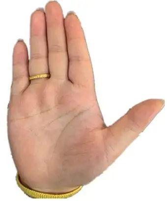 "男川事事难,女川事事福"掌纹