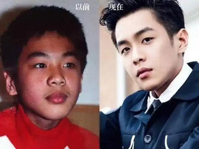 魏大勋小时候的彭于晏妥妥地大胖子,脸胖嘟嘟的,眼睛也很小,一点都