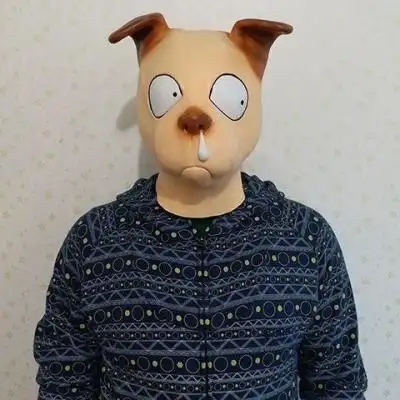 b二哈头套手工表演面具人宠物猩猩头像万圣节仿真同款驴头萌系动