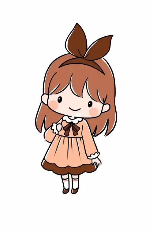 萌系女孩绘画教程