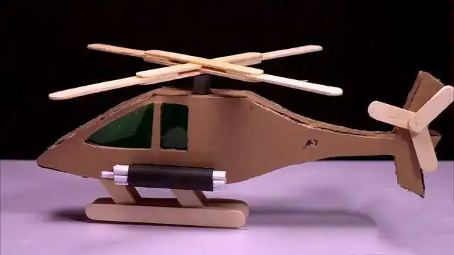 直升飞机手工制作教程步骤图分享-良心手工制作