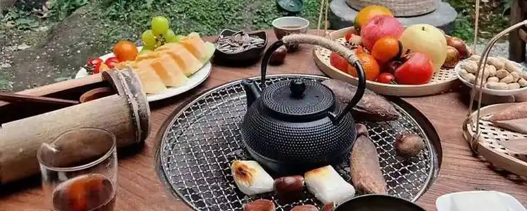 户外露营 围炉煮茶,给足冬日仪式感_活动_保温箱_人们