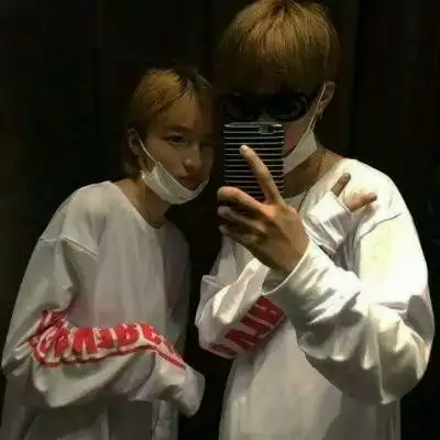 90后时尚青春情侣头像