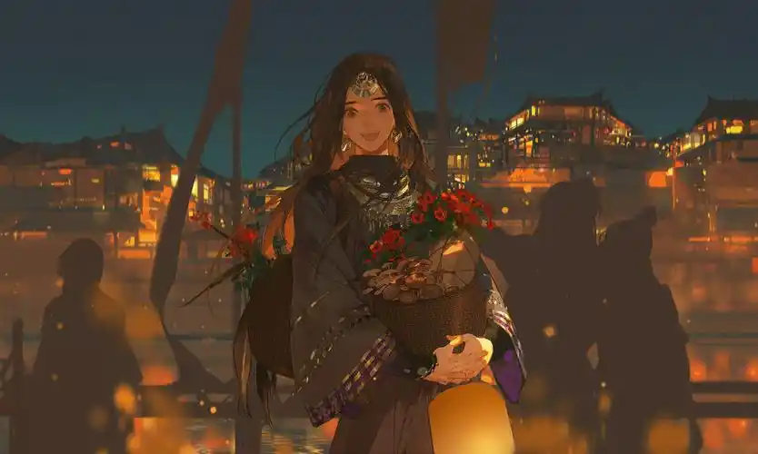 高清全屏壁纸古风漫画系风景人物