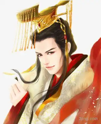 立绘古风皇帝png素材透明免抠图片其他元素