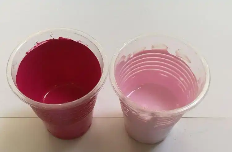 水性高浓缩红色色浆 内墙涂料乳胶漆调色色浆 水性玫红色浆g-18