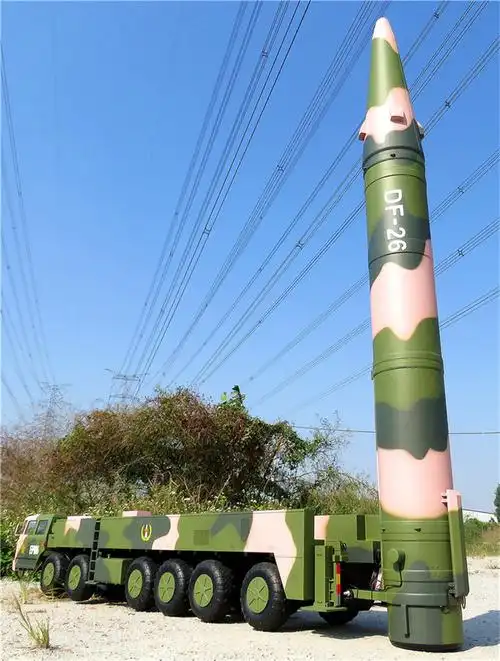 仿真东风41导弹车模型东风26东风21d发射车模型1:6df41仿真df26