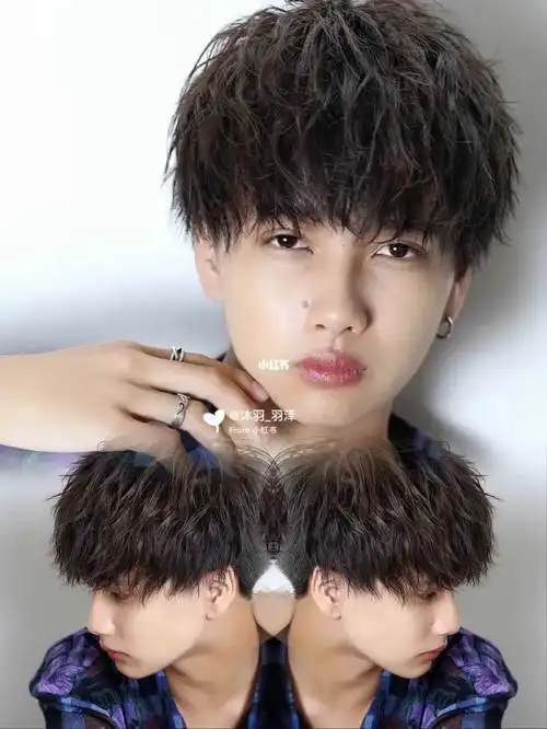 男生日系摩根纹理烫,自然好打理