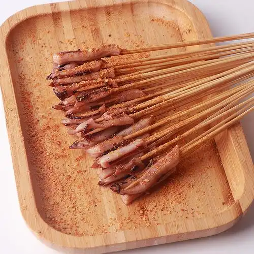 鱿鱼小串手把新鲜冷冻商用串烧烧烤铁板海鲜冷冻鱿鱼