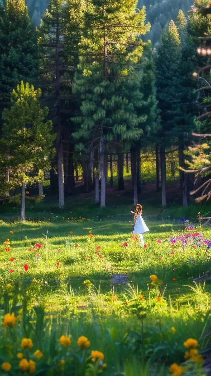 99绿色森林风景手机壁纸精选95 亲们,想要给手机换上一款清新养眼