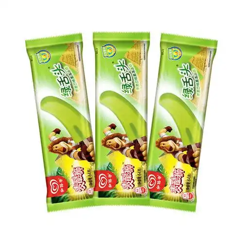 和路雪麦酷狮绿舌头苹果味冰淇淋