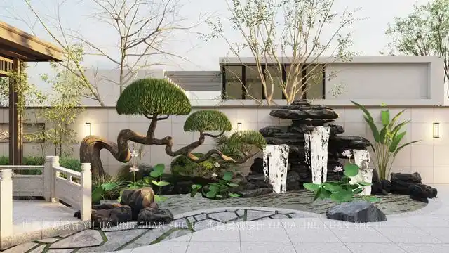 最新最全的多种风格庭院水景设计!(内附100张效果图)