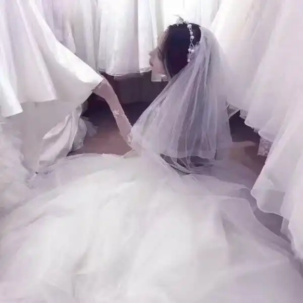 苏颜晨:超美纯白婚纱女头__女生头像_我要个性网