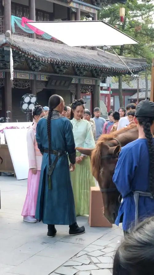 古装电视剧拍摄现场花絮