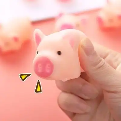 韩国可爱小猪捏捏乐解压整蛊玩具 小礼品创意卡通捏捏叫发泄玩具
