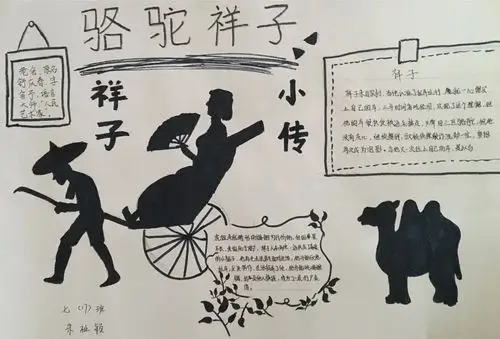 【名著阅读】孩子们闪光的手抄报——《骆驼祥子》作业展示