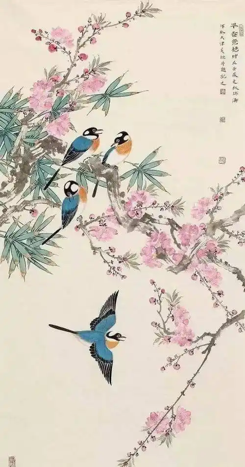 67国画里的绝美春色太醉人了