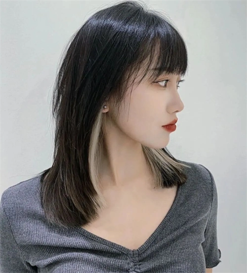 洋气短发挂耳染 什么发色都能染_染发发型 - 美发站