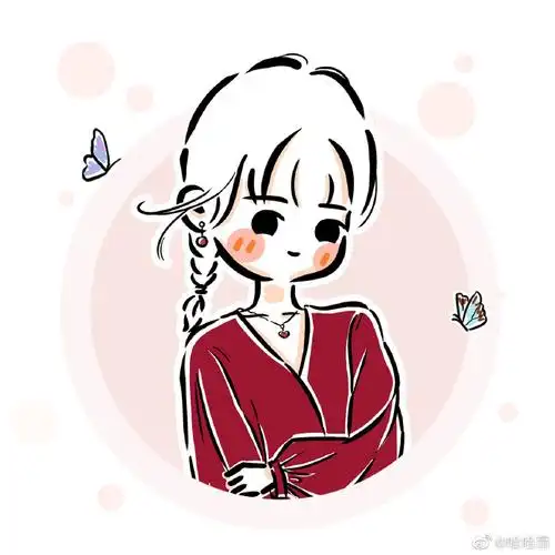 民法典普法大使杨紫##简笔画