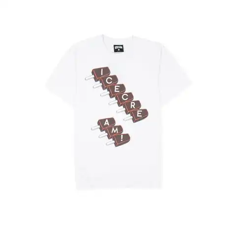 icecream chocolate chip tee (white)