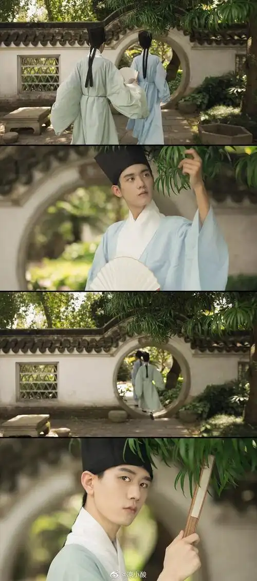 「大明少年」翩翩公子,詹园说孟|汉服摄影_生活