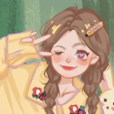 手绘可爱神仙女生头像图片