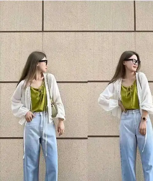 女生牛仔裤搭配什么上衣好看