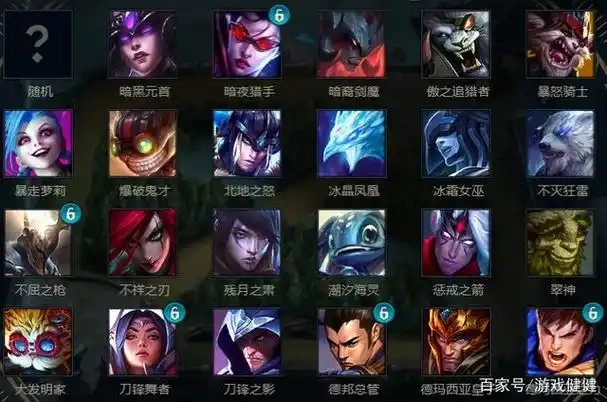 lol:156位英雄的头像以及名字介绍