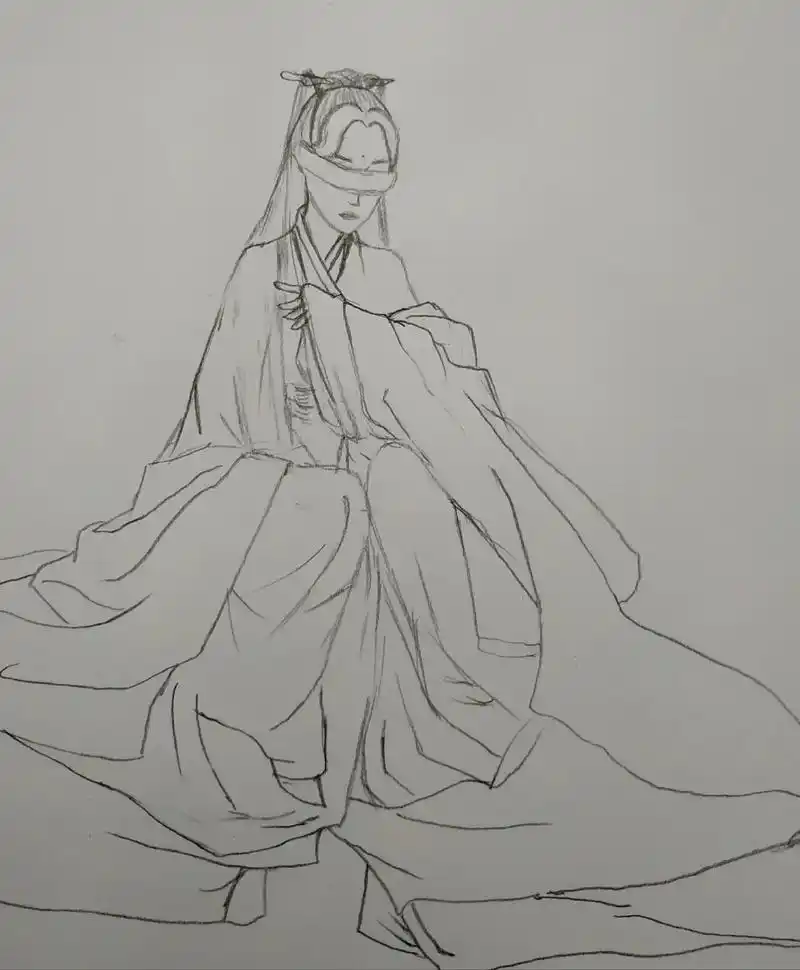 失眠翻相册翻到我以前画的白浅没错白浅