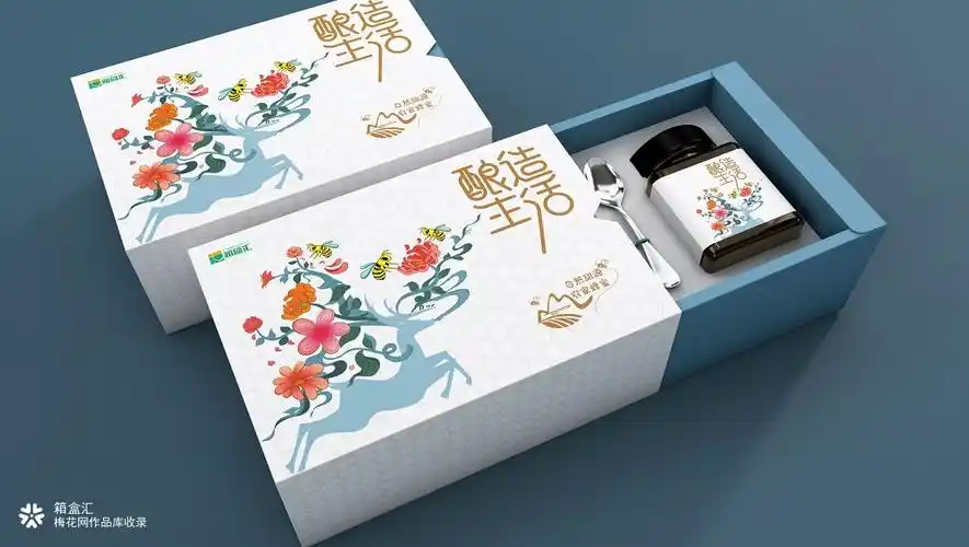 酿造生活"蜂蜜礼盒包装设计