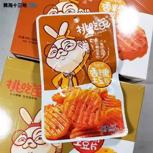 挑吃兔香糯土豆片640g香辣烧烤味盒装即食开口爽下饭菜小零食休闲