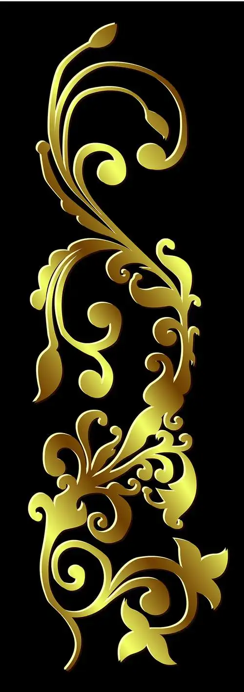 金色花纹